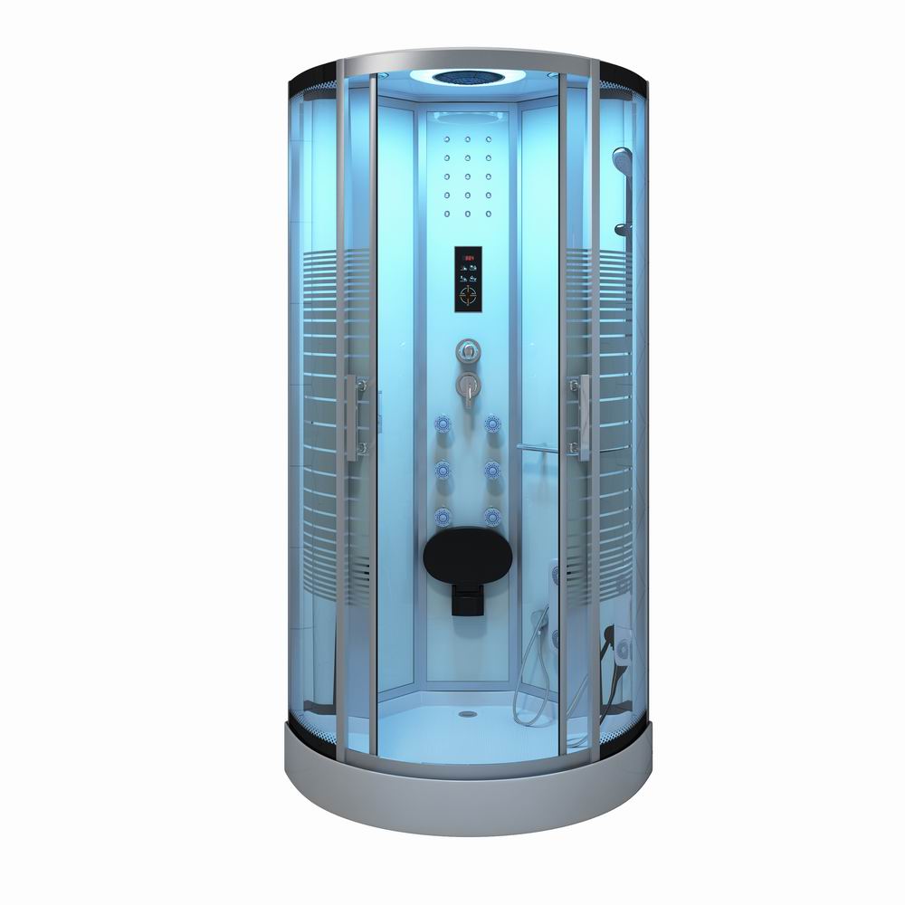 USA RL-D05 Hydro massage shower cubicle standing glass material steam shower stall luxury shower room