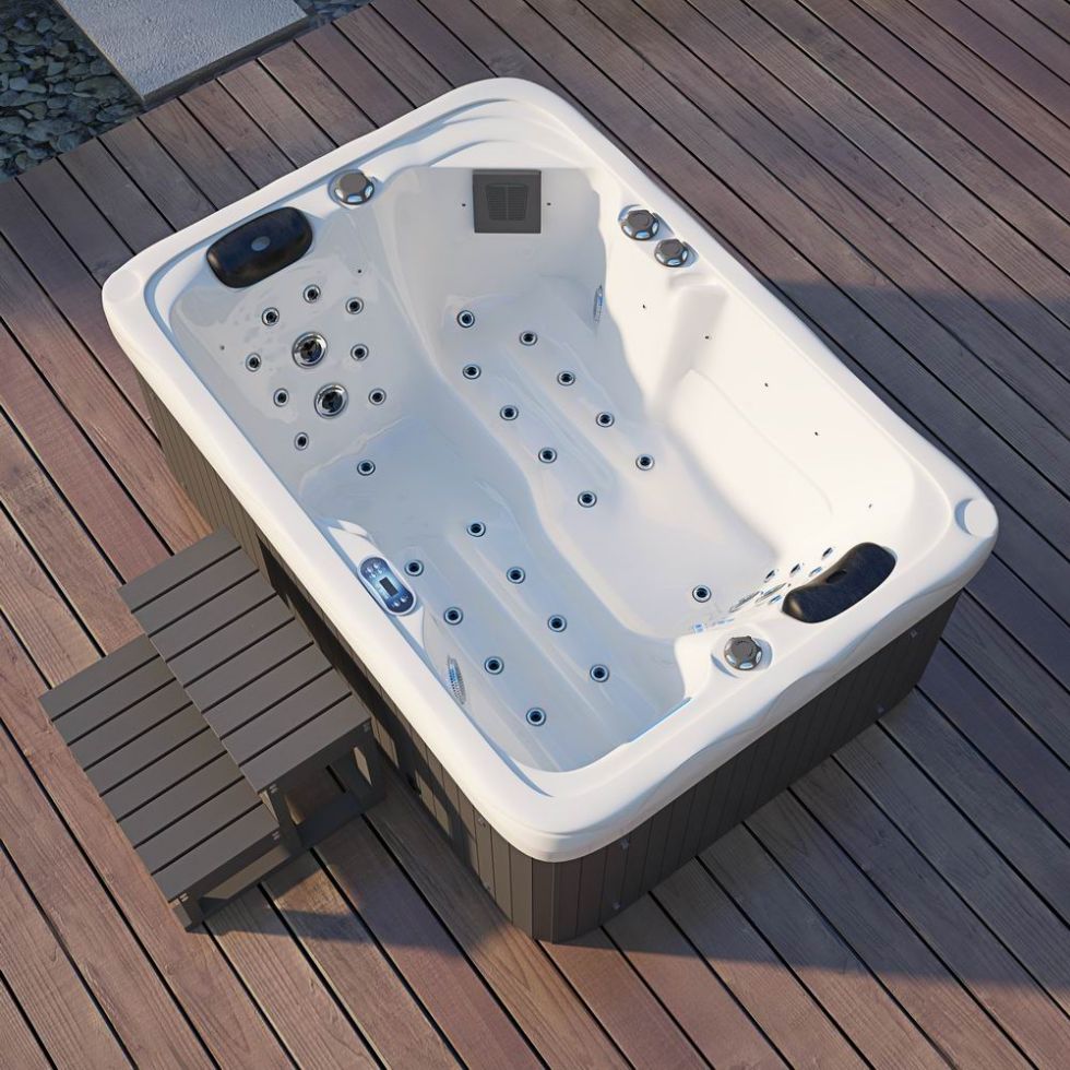 RL-6012 Hot Tub Jaccuzzis Spa Outdoor 2 Person Garden Gazebo Balboa Hottub For Sale Cheap Luxury Acrylic Sexy Massage Whilpool Bathtul