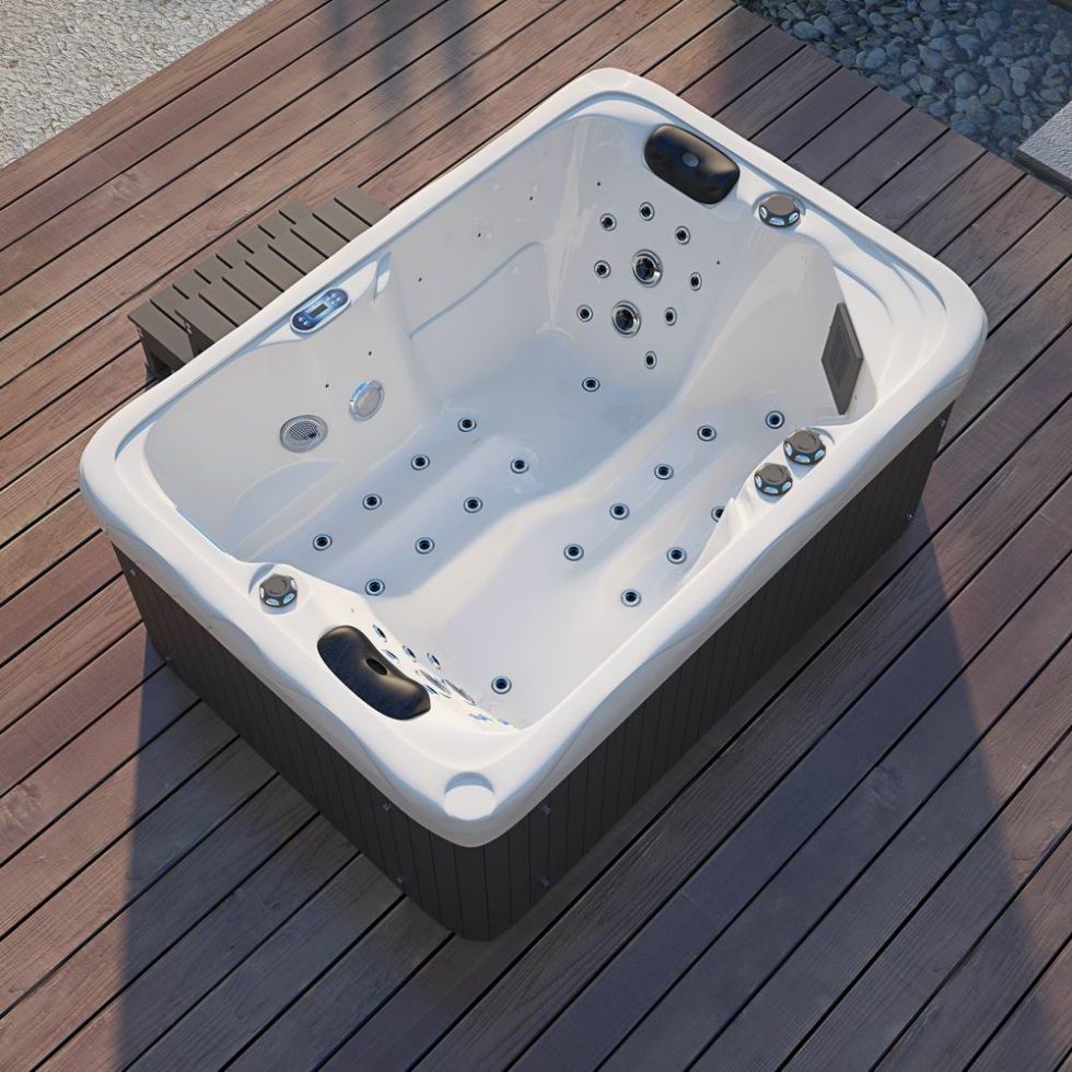 RL-6012 Hot Tub Jaccuzzis Spa Outdoor 2 Person Garden Gazebo Balboa Hottub For Sale Cheap Luxury Acrylic Sexy Massage Whilpool Bathtul