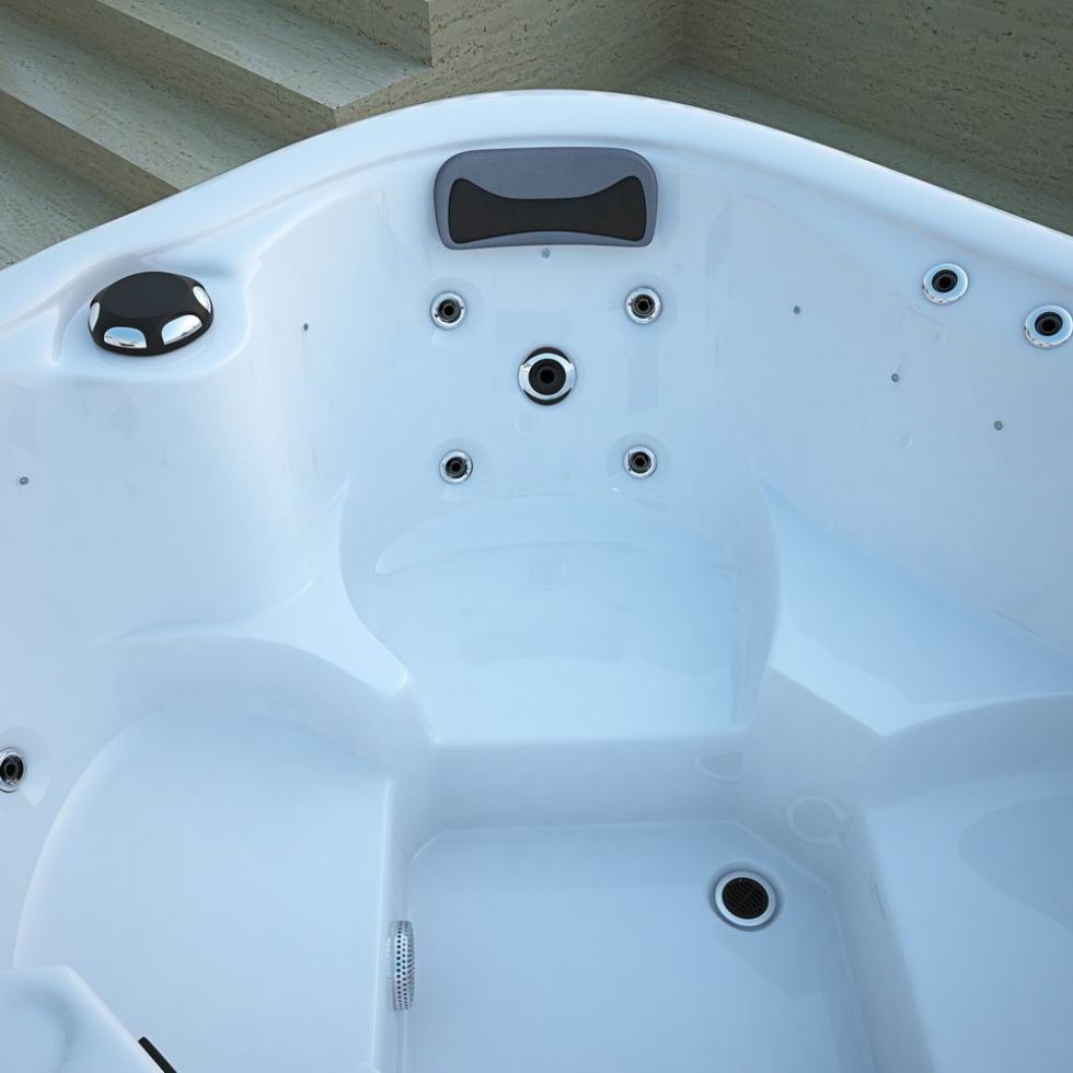 RL-J425 Luxury Hydro Spa Massage Pool Adult Bathtub Jakuzziy Function Whirlpool Hot Spa Tub With Bubble Outdoor Garden Small Bathtub