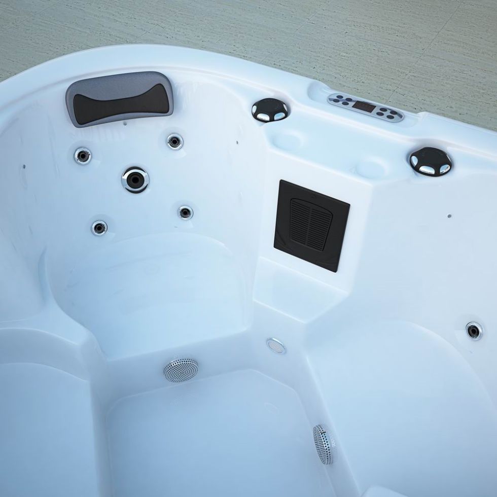 RL-J425 Luxury Hydro Spa Massage Pool Adult Bathtub Jakuzziy Function Whirlpool Hot Spa Tub With Bubble Outdoor Garden Small Bathtub