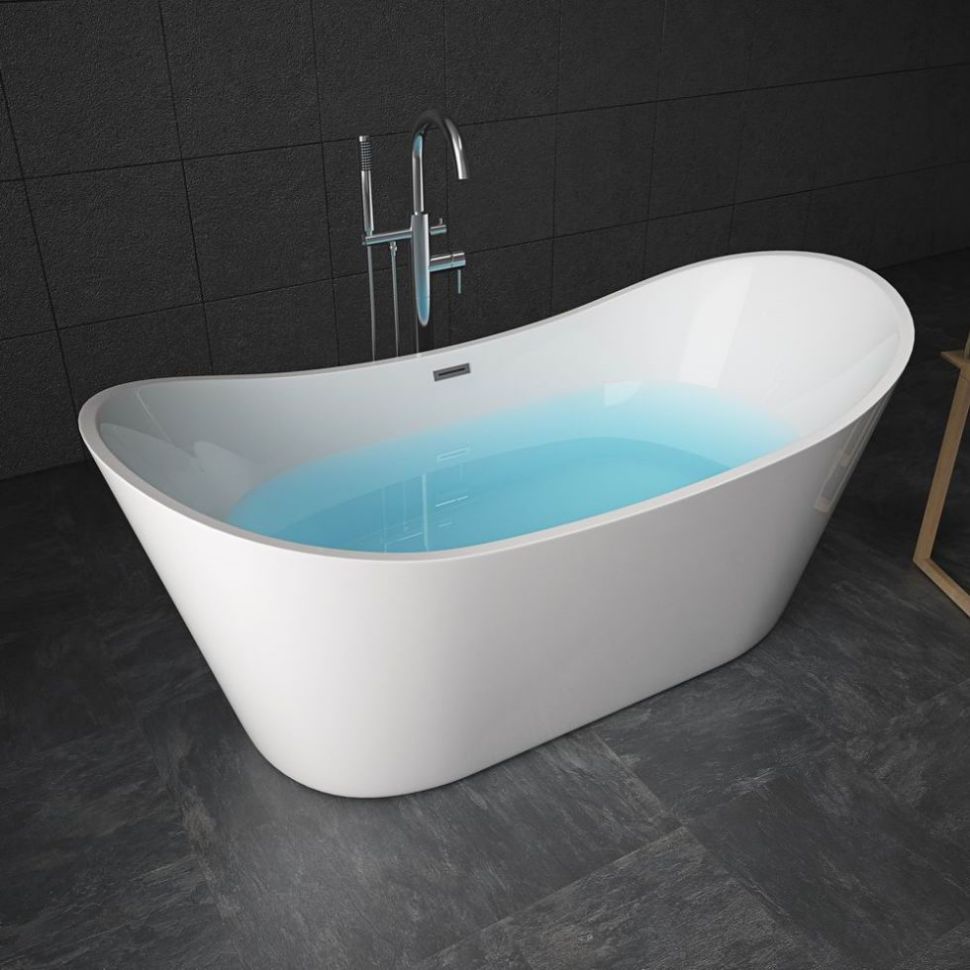 RL-MF1202 Freestanding Bathtub Soaking Tub 1.7M Boat Shape Stand Alone Tubs 2 Person Freestanding Tub With Jets