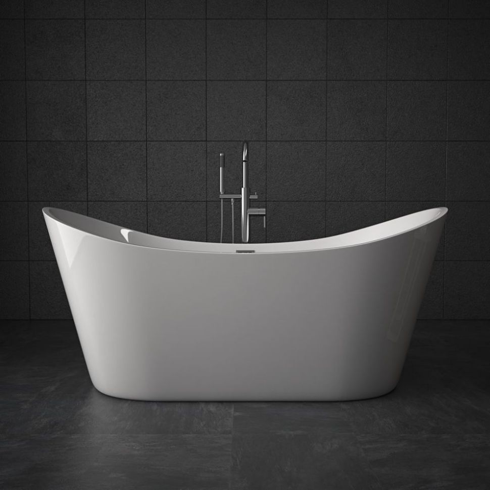 RL-MF1202 Freestanding Bathtub Soaking Tub 1.7M Boat Shape Stand Alone Tubs 2 Person Freestanding Tub With Jets