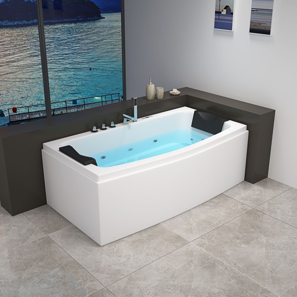 RL-6141 Bathtub Jacuzzis Massage Bathtub Jacuzzis Indoor 2 Person Spa Bathtub Multi-Functional Acrylic Bathtub For Bathroom