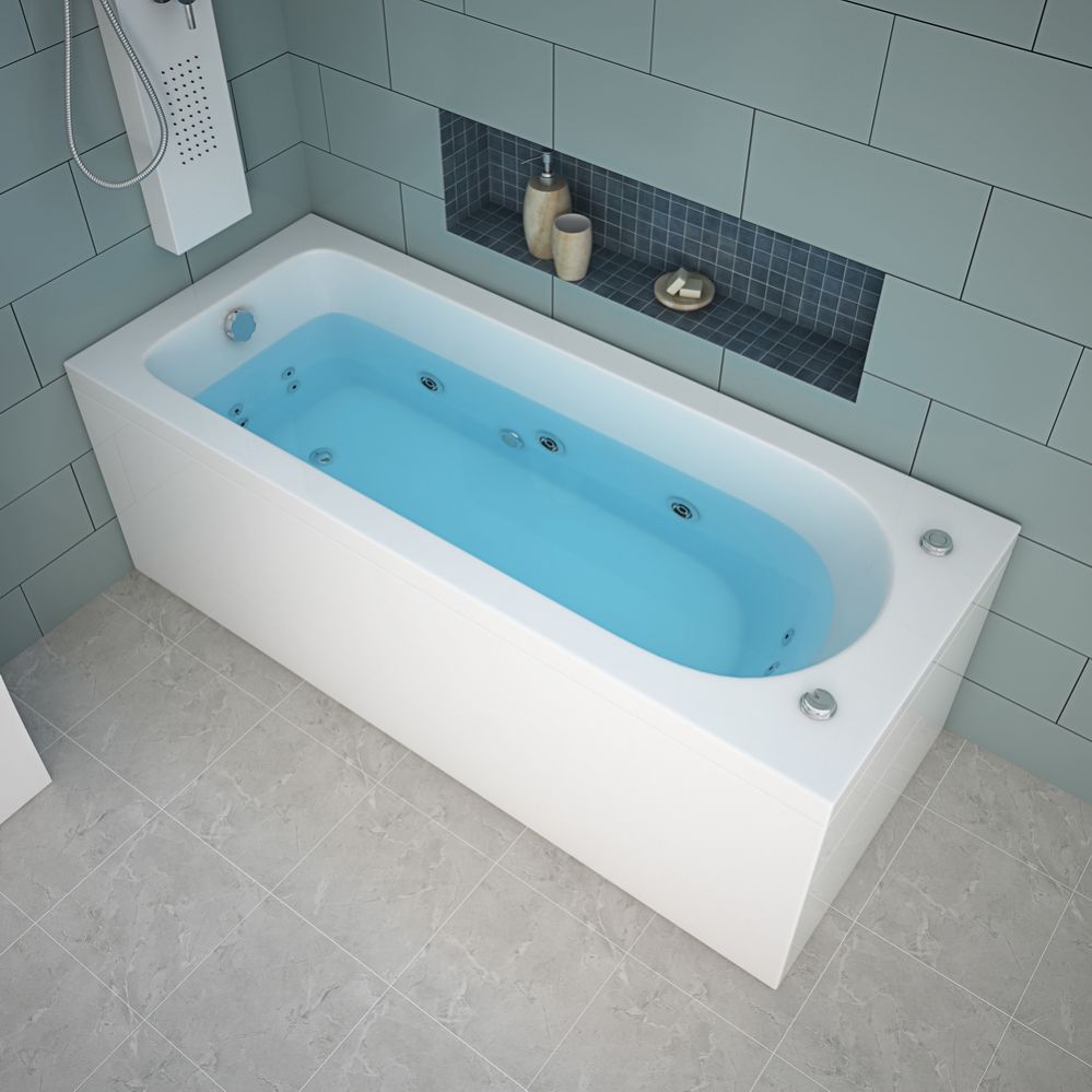 RL-6170 High Quality Walk In Bathtub 1700Mm Rectangular Refreshing Spa Bathtub Two Person Bathtubs Whirlpools