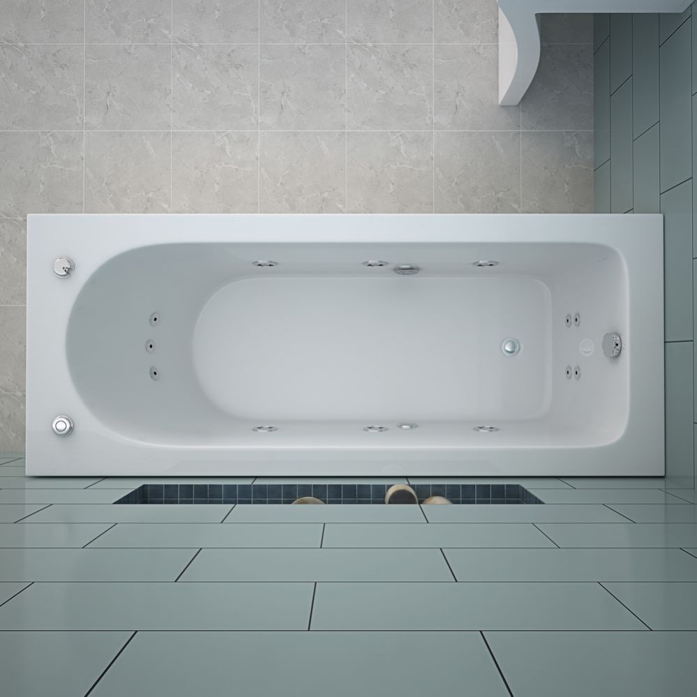 RL-6170 High Quality Walk In Bathtub 1700Mm Rectangular Refreshing Spa Bathtub Two Person Bathtubs Whirlpools