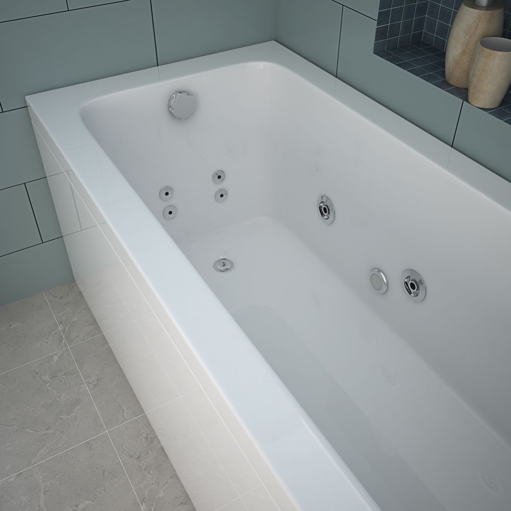 RL-6170 High Quality Walk In Bathtub 1700Mm Rectangular Refreshing Spa Bathtub Two Person Bathtubs Whirlpools