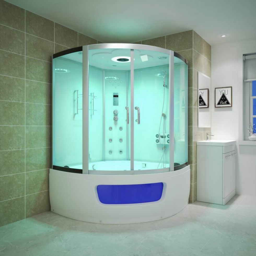 RL-D03 Shower Steam Room Bath Shower Room With Bath Steam Shower Room Whirlpool Bath Shower Cabin