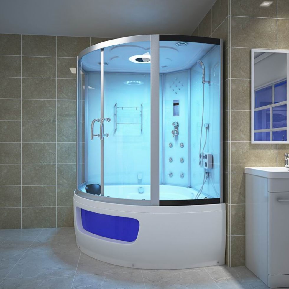 RL-D03 Shower Steam Room Bath Shower Room With Bath Steam Shower Room Whirlpool Bath Shower Cabin