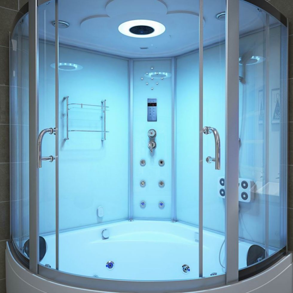 RL-D03 Shower Steam Room Bath Shower Room With Bath Steam Shower Room Whirlpool Bath Shower Cabin