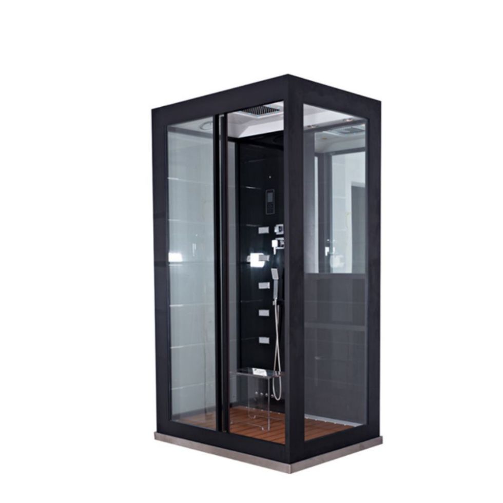 RL-D22 Bestprice Steam Shower Black White Glass Shower Enclosure Cabin Room With Professional Service Shower Cabin