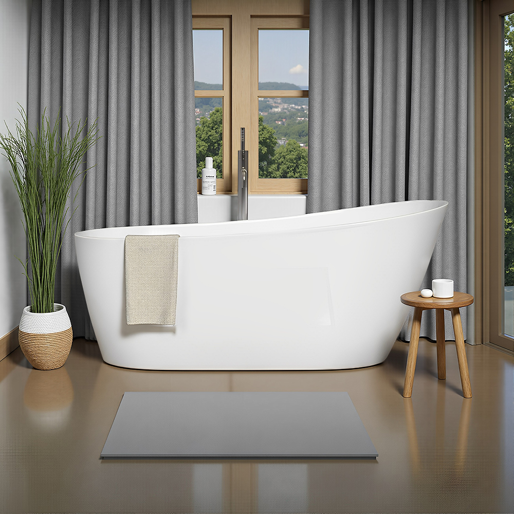 RL-GF061 Acrylic Freestanding Soaking Bathtub-55 white